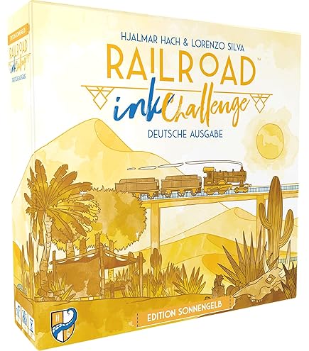 Railroad Ink: Edizione Blu Profondo - Gioco Da Tavolo Di Dadi Roll & Write 1-6 Giocatori, 8+ Anni, In Tedesco
