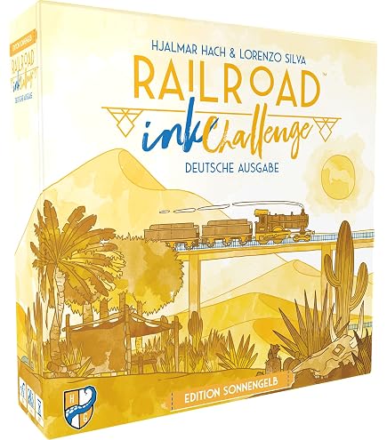 Railroad Ink: Edizione Blu Profondo - Gioco Da Tavolo Di Dadi Roll & Write 1-6 Giocatori, 8+ Anni, In Tedesco