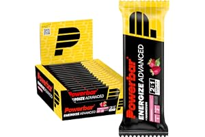 Powerbar Energize Advanced Bar (15x55g) Raspberry - Barer - Energibar