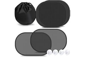 Car Window Shades for Baby,PEYOU Car Sun Shades with 4 Suction Cups, Sun Visor for Car Windows, Blocks Sunlight and UV rays, Best for Protecting Baby, Kids, Pets, Adults