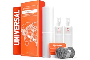 Luxshield Protector Umbrales Puertas de Coche - Juego universal talla S - Accesorios vinilos para puertas adhesivo transparente