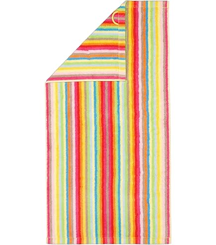 Riverbero handdoek multicolor zigzag 70 x 115 | . Fashion