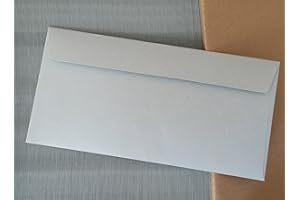 umschlag-discount – buste lettere di alta qualità in color grigio senza finestrella per spedizioni, inviti & Co - 250 buste autoadesive con le dimensioni 220 x 110 mm (DIN lungo) – Caribic di IGEPA
