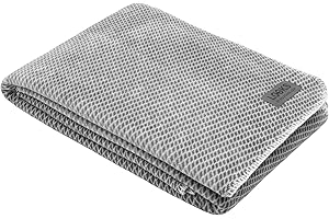 ‎LOOKS BY WOLFGANG JOOP LOOKS BY WOLFGANG JOOP Kuscheldecke 150x200 cm, Decke grau, hochwertige und kuschelweiche Baumwollmischung