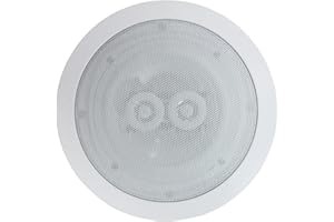 ELECTROVISION E-Audio Sinlge Stereo Ceiling Speaker With Dual Tweeters