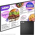 Mandoe Essentials Digital Signage Displays - Digital Signage Player for Menu Boards & Message Boards. World-Class Templates & Easy Setup