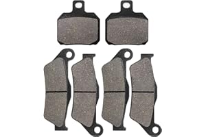 Cyleto Pastillas de Freno Delantero y Trasero para SUZUKI UH 125 UH125 K2/K3/K4/K5/K6 Burgman 125 2002-2006 UH150 Burgman 150 2004-2006