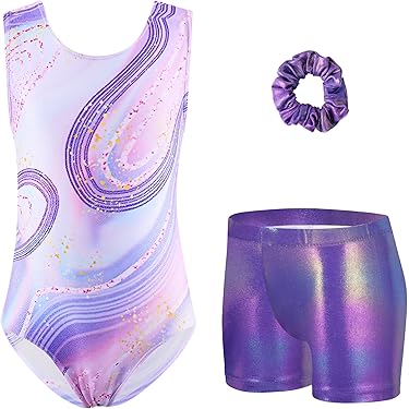 Hi-Co Meisjes School Sport Dansen Gymnastiek Ballet Mouwloos Turnpakje Fuchsia Roze 5-6 Jaar