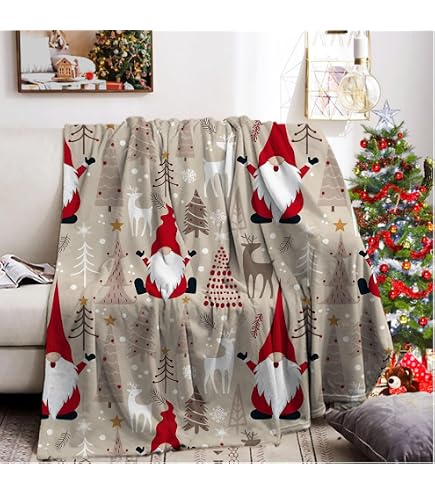Weihnachts Fleece Decke Doppelgröße – Flauschige Kardinalvogel-Decke Für Sofa & Bett