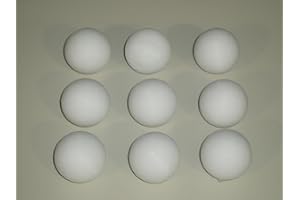GARLANDO FOOTBALL TABLE BALLS 9 x 36 mm SCUFFED WHITE BALLS **