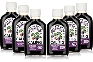 Califig Syrup of Figs | Six pack | Natural Digestive Aid | Vegan | With Fig Extract | Helps Maintain Regularity | 6 X 100 ml