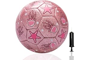 U&C Planet Football pour Enfants Ballon pour Enfant, Ballon de Foot Taille 2, Petit Ballon pour bébé, Ballon de Jardinage, Cadeau pour Enfants garçons Filles 1 2 3 4 5 6 Ans