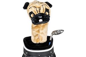 DAPHNE'S HEADCOVERS Daphne's Pug Fundas para la Cabeza, Unisex, Marrón Oscuro, Beige, 460cc