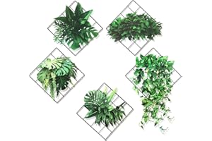 VMUTGA 3D Pegatinas Pared Decorativas, Plantas Verdes Adhesivo Pared, Adhesivos Murales de Plantas para Salón, Comedor, Dormitorio, Estudio, Oficina
