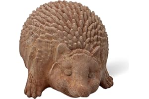 Toocook Animali in terracotta artigianale - Arredo giardino - Decorazione casa - Resistente alle intemperie (Riccio)