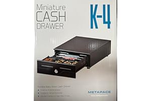 Metapace Kassenlade, Schwarz, 6.46 pounds, Kunststoff, Schwarz