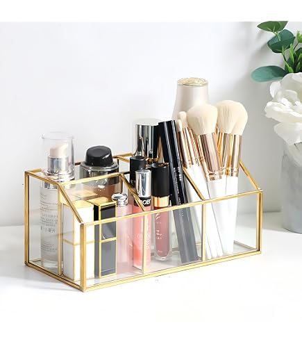 Winter Shore Porta Trucchi Organizer a 2 Piani - Porta Trucchi da Tavolo Trasparente per Skincare, Articoli da Bagno - Organizer Skincare per Bagno, Doccia, Camera da Letto, Cucina e Ufficio Winter Shore Porta Trucchi Organizer a 2 Piani - Porta Trucchi da Tavolo Trasparente per Skincare, Articoli da Bagno - Organizer Skincare per Bagno, Doccia, Camera da Letto, Cucina e Ufficio