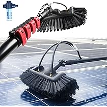 Asta Telescopica Per Pulizia Finestre E Pannelli Solari - Estensibile Fino A 10 M - Testa 35 Cm - Foto 2