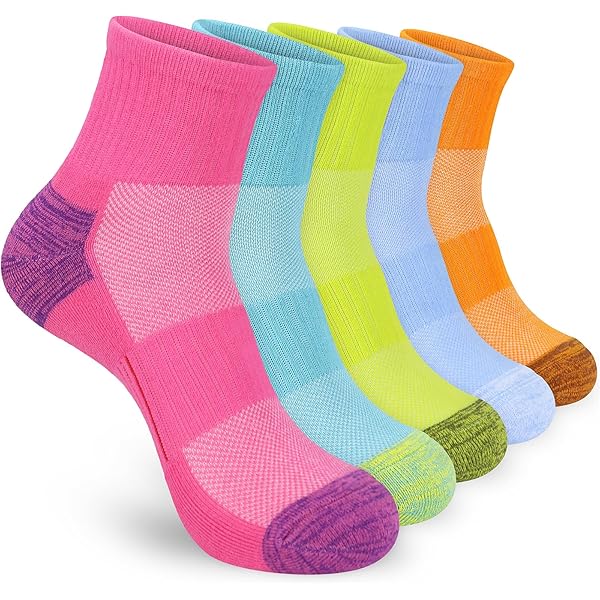 Calcetines Hombre Pack De 5 Pares De Calcetines Deportivos Para Mujer Y Hombre - Gruesos, Antiampollas, Algodón, Ideal Para Running Y Trekking Calcetines Running Mujer