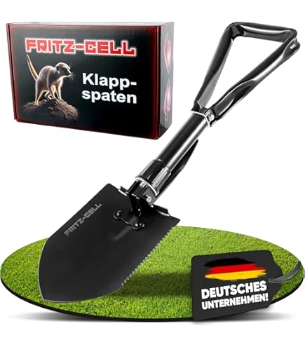 MFH Feldspaten, Holzstiel, Extra Stabil