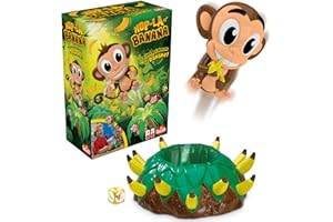 Goliath - Hop La Banana - Jeux de Société pour Enfants dès 4 Ans - Jeux d'Actions d'Adresse et Rapidité - A Jouer en Famille de 2 à 5 joueurs - Réflexion, Stratégie et Amusement Garanti