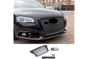 GOINGFAST Kompatibel mit A3 8P Kühlergrill Wabengrill Front Grill Emblemhalter ohne PDC