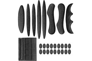 maxtachi 27 Pcs Helmet Padding, Bicycle Helmet Replacement Universal, Inserts Cycling Helmet Lining Sponge, Anti-Collision Helmet Foam Pads for Bike Motorcycle, Cycling, Racing-Black