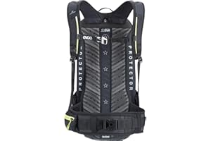EVOC FR ENDURO BLACKLINE 16L plecak z ochraniaczem, plecak na wycieczki rowerowe i szlaki (plecak rowerowy, technologia LITESHIELD BACK PROTECTOR & AIR SYSTEM, rozmiar S)