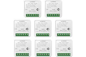 proAMEDEN Interruptor inteligente wifi 16A, MINI Smart switch wifi, Módulo interruptor, app Tuya/SmartLife, Compatible con Alexa, Google Home (8)