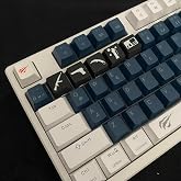 FPS Temalı 5&rsquo;li &Ouml;zel Keycap Seti &ndash; Cherry MX Uyumlu &ndash; Mekanik Oyuncu Klavyesi Tuş Takımı Aksesuarı (Siyah-Beyaz)