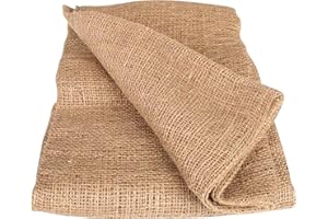 NOOR Premium Jute-Decke 1 x 3 m I Zuschnitt Natur zum Adventskalender Basteln, als Deko-Material oder Frostschutz für Pflanzen I Winterschutz für Topf- und Kübelpflanzen