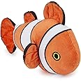 Zappi Co Children's Soft Cuddly Plush Toy Animal - Perfect Perfect Soft Snuggly Playtime Companions for Children (12-15cm /5-6") (Clown Fish)