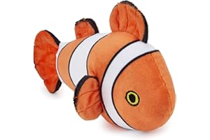 Zappi Co Kinder Kuschelweiches Plüschtier - Perfekte kuschelige Spielgefährten für Kinder Geburtstage und besondere Anlässe(12-15cm) (Clownfische)