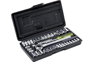 BLUE SPOT TOOLS Blue Spot 01535 40 Piece 1/4 and 3/8 DIY socket set