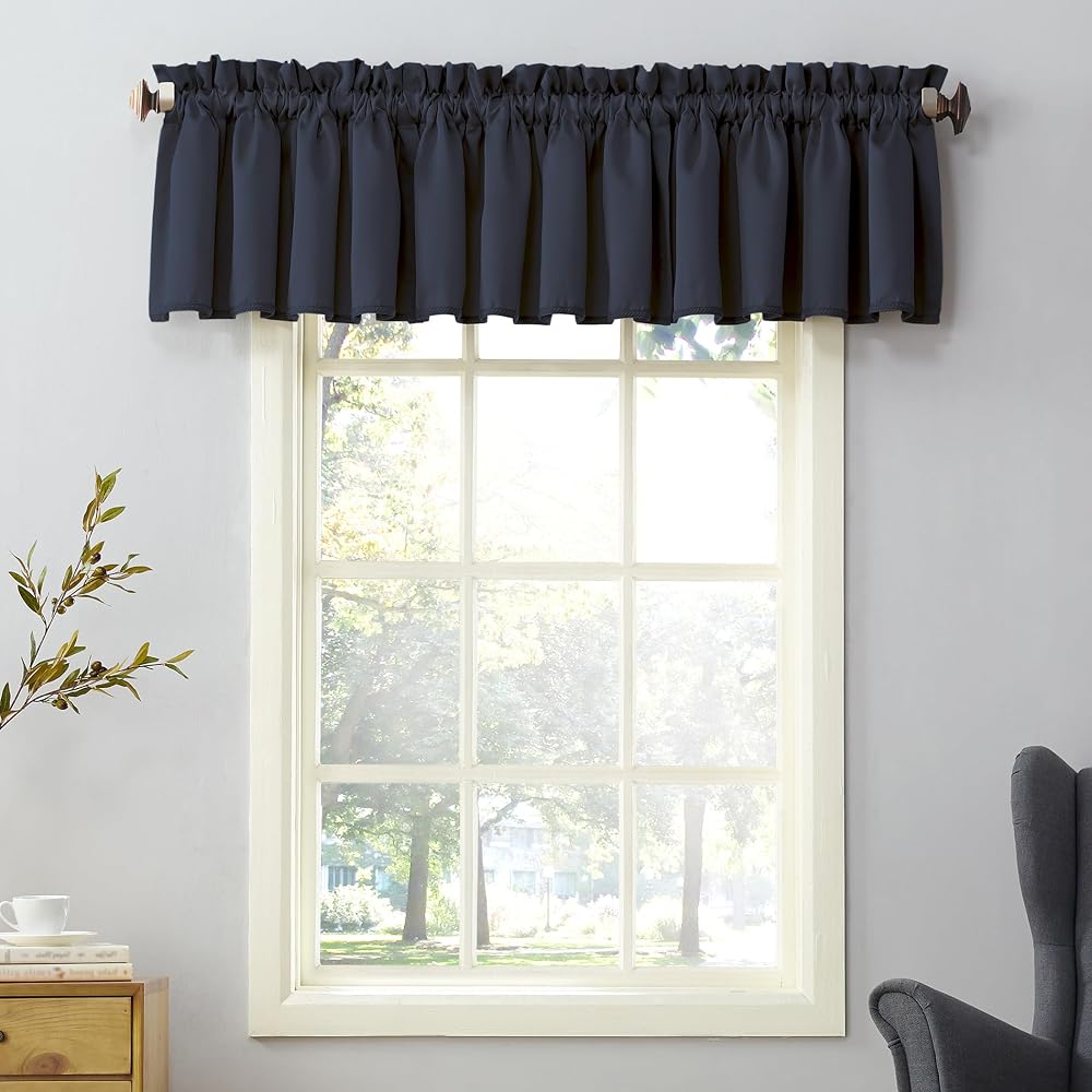 Sun Zero Barrow Enerji Verimli Çubuk Cep Perde Saçak Çifti 137 cm x 45 cm