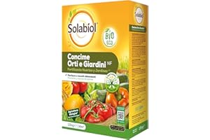 Solabiol Abono para huerto, 100% orgánico con estimulador radicular para una mejora de la cosecha, amarillo