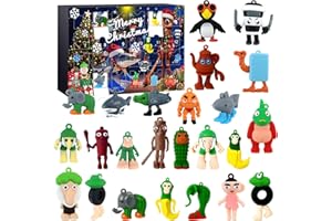 Audasi 24 Pezzi Calendario dell'Avvento Italiano Brainrot 2025, Calendario dell'Avvento 24 Giorni Tralalero Tralala Figures Giocattoli Divertenti Ornamenti Creativi per Amici Bambini Regalo Natalizie
