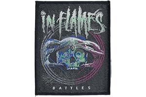 IN FLAMES Battles Unisexe Patch multicolore, 100% Polyester,