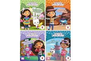 Nelson Mini-Bücher: 4er Gabby's Dollhouse 5-8: 4 wunderbare Abenteuer mit Gabby im Set | Geschichten ab 3 Jahren im Mitnahmeformat