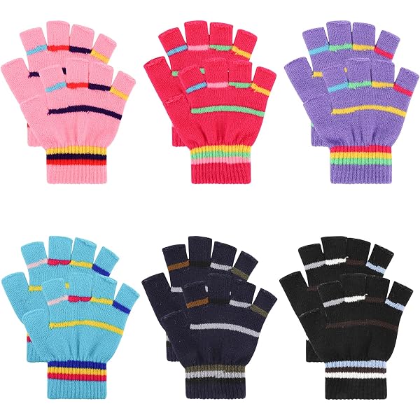 THMO Gants Hiver Enfants Filles Garçons - Chauds Polaire Thinsulate Doublés