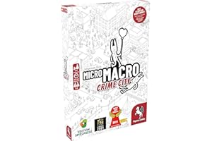 PEGASUS SPIELE Pegasus Press | MicroMacro: Crime City | Board Game | Ages 12+ | 1-4 Players | 15-45 Minutes Playing Time