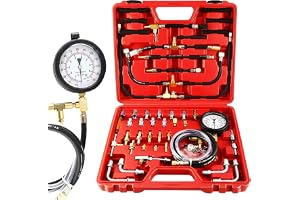 BOOMSTART 45 delar, professionell bensintrycksmätare, 140 psi 10 bar, bränsletrycksmätare, universell bränsletrycksmätare, be
