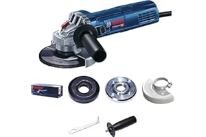 ‎BOSCH PROFESSIONAL Bosch Professional Winkelschleifer GWS 9-125 S (Leistung 900 Watt, Leerlaufdrehzahl: 2800 – 11000 min-1, inkl. Aufnahmeflansch, Zweilochschlüssel, Spannmutter, Schutzhaube, Zusatzhandgriff)