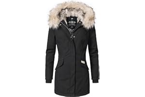 Navahoo Cristal Parka d'hiver pour Dame avec Une Capuche en Fourrure synthétique XS-XXL