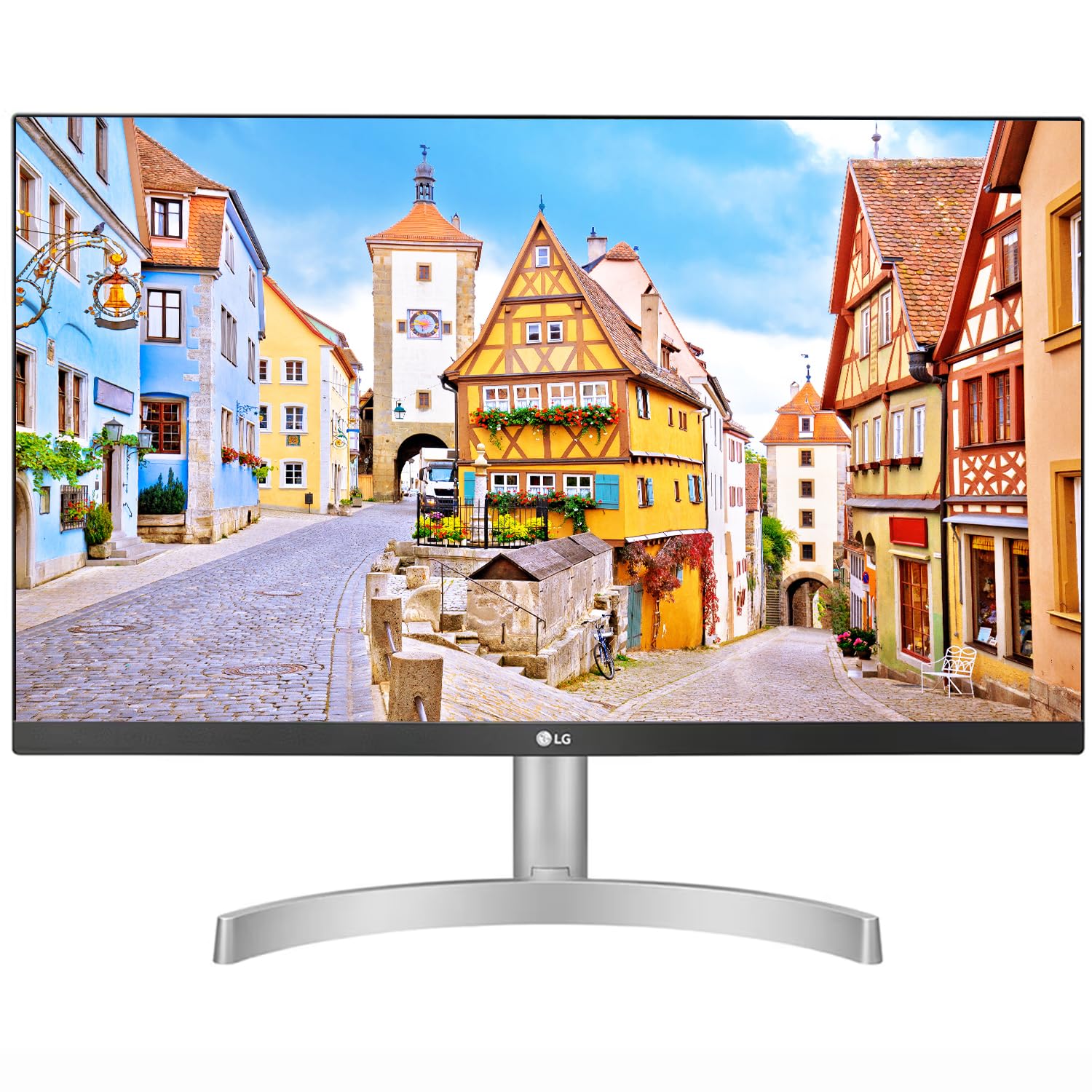 LG Electronics 60 cm/24 inches Full HD IPS 1920 x 1080 Pixels LCD Monitor, Inbuilt Speaker, HDMI x 2, VGA Port, 75 Hz Refresh