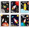 EKDALI Inspirational Learning Outer Space posters, Educational Astronomy | Learn About Rockets & Satellites,Space stations | space sticker_(Multicolour, 6 x 8 Inch), 6 Pieces