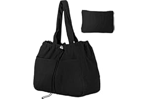 Gluckstar Sac a Main Femme Grand Sac Cabas Femme, Tote Bag, Sacs à Main Portés épaule, Sac de Cours, Sac à main en velours côtelé avec pochette détachable pour le Quotidien, Travail et Courses