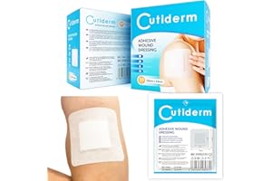 Cutiderm, medicazione adesiva sterile per ferite, 10 cm x 10 cm, confezione da 50