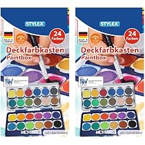 Pelikan-Malset, K12+10er Pinsel | 12 Farben, 1 Tube Deckweiß, Schul-Standard Pelikan-Malset, K12+10er Pinsel | 12 Farben, 1 Tube Deckweiß, Schul-Standard