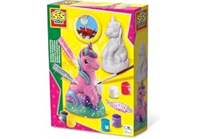 SES Creative 01299 Gips Gießen Einhorn, Fantasievolles Bastelset für Kinder
